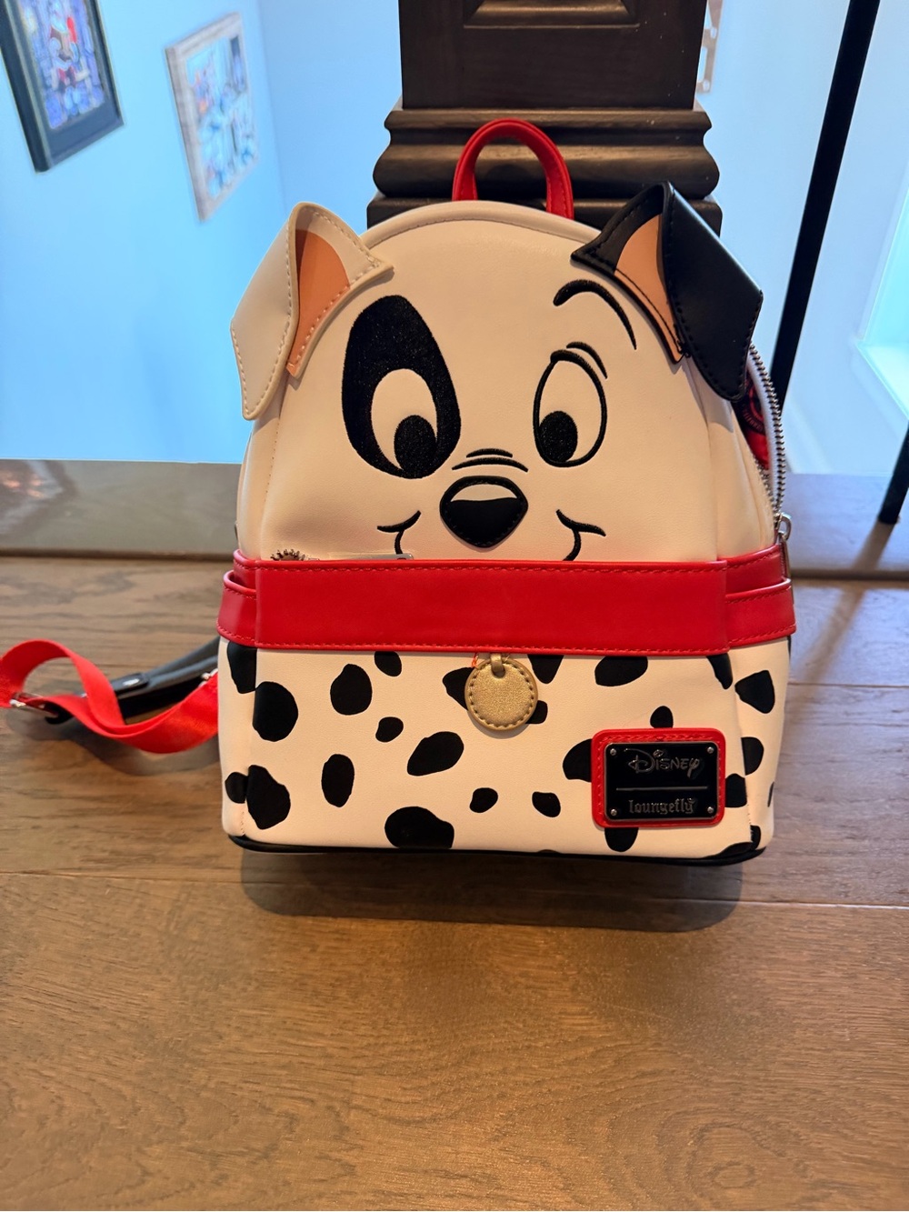 Loungefly Dalmatian Mini Backpack - White, Black & Red